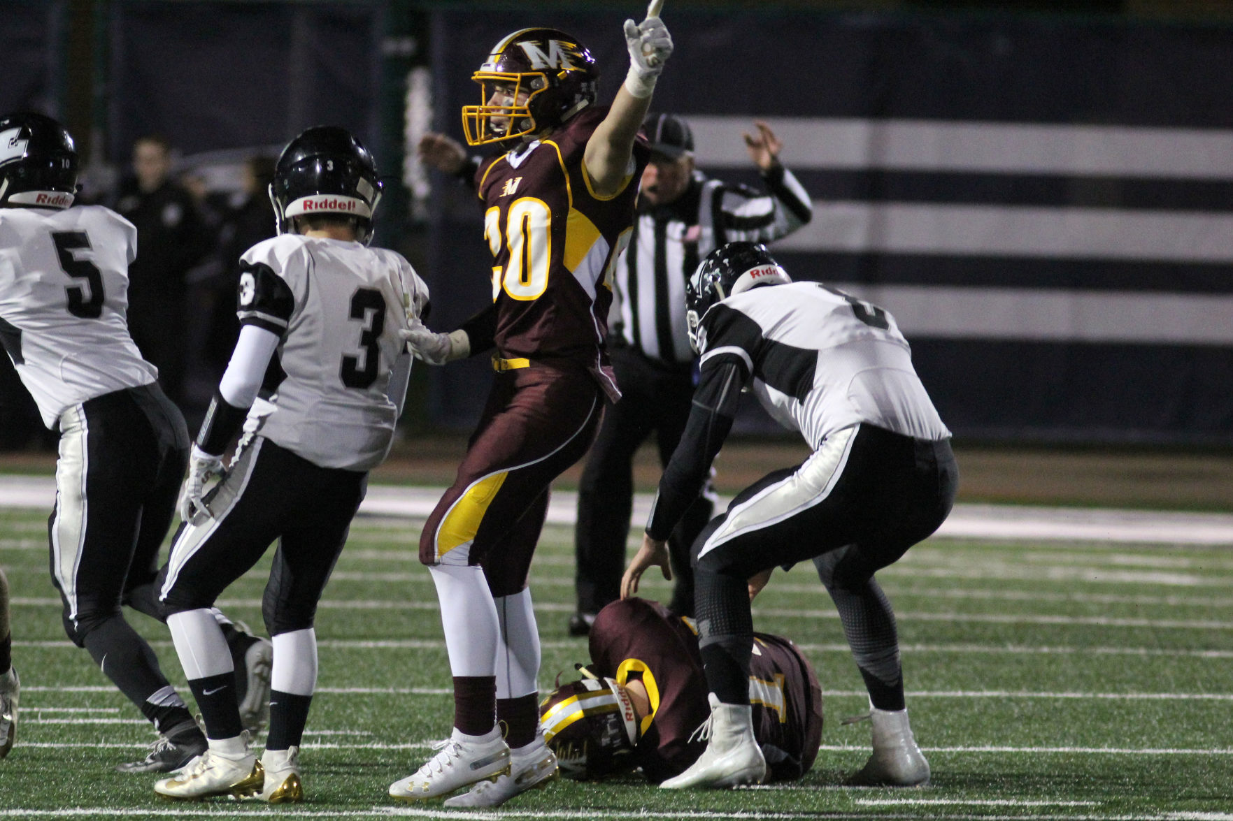 Lakeland at Menomonie football 10-25-19